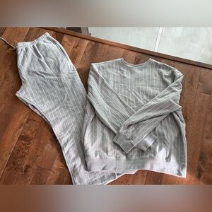 OVO Gray Striped Men's Set